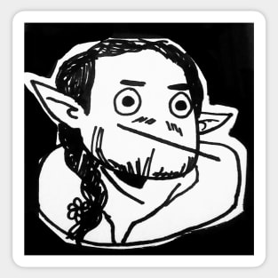 Concerned Elf Askeska Sticker